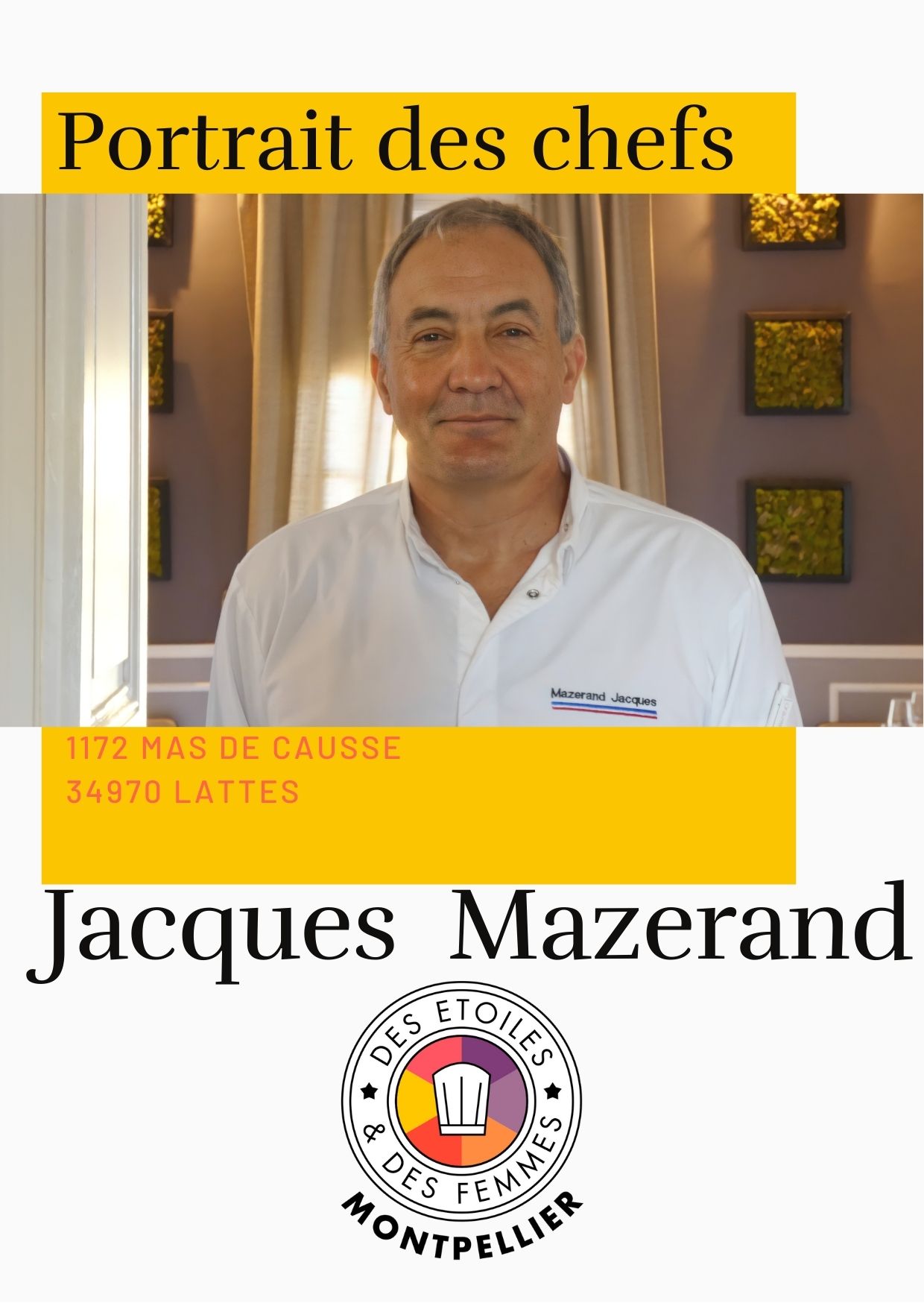 Portrait des chefs : Le Mazerand